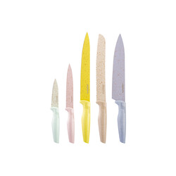 Набір ножів ARDESTO Fresh 5 пр., нержавіюча сталь, пластик (AR2105FR)