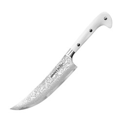 Нож кухонный Пчак 159 мм Samura Sultan white (SU-0086DBW)