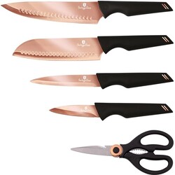 Набір ножів із 5 предметів Berlinger Haus Black Rose Collection (BH-2652)