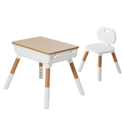 Дитячий багатофункціональний столик "Мультивуд 3 в 1" та стілець (2035026)