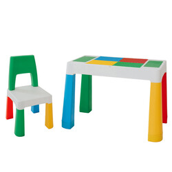 Детский многофункциональный столик "Колор Грин 5 в 1" и стул (2035006)