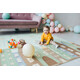 Дитячий двосторонній, складний килимок "Сплячі малюки та Чарівне місто", 200x180x1 см (2036022)