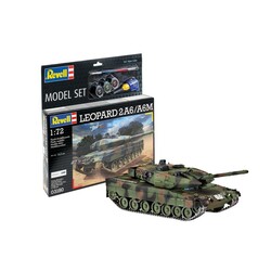 Збірна модель-копія Revell набір Танк Леопард 2A6/A6M рівень 4 масштаб 1:72 (RVL-63180)
