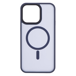 Чехол 2E Basic для Apple iPhone 15 Ultra, Soft Touch MagSafe Cover, Dark Blue (2E-IPH-15U-OCLS-DB)