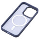 Чехол 2E Basic для Apple iPhone 15 Ultra, Soft Touch MagSafe Cover, Dark Blue (2E-IPH-15U-OCLS-DB)