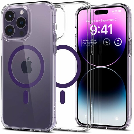 Чохол Spigen для Apple iPhone 14 Pro Ultra Hybrid MagFit, Deep Purple (ACS05585)