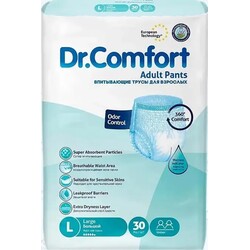 Підгузки-труси для дорослих Dr Comfort Large 100-150 см 30 шт (8680131205615)