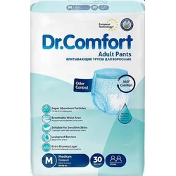 Підгузки труси для дорослих Dr Comfort Medium 70-120 см 30 шт (8680131205608)