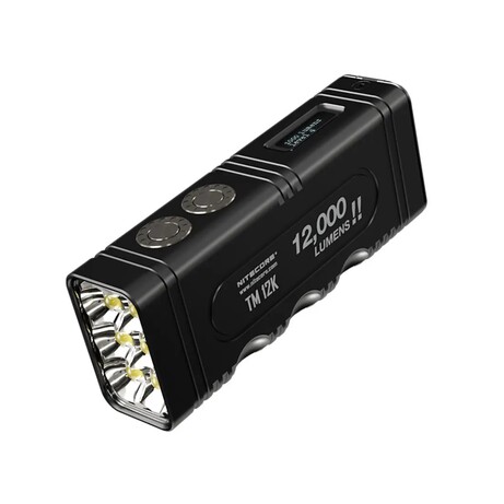 Ліхтар Nitecore TM12K з OLED дисплеєм (6xCree XHP50 HD, 12000 люмен, 5 режимів, USB Type-C) (6-1487)