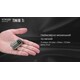 Фонарь наключительный Nitecore TINI 2 Ti (2xOSRAM P8, 500 люмен, 5 режимов, USB Type-C) (6-1432)