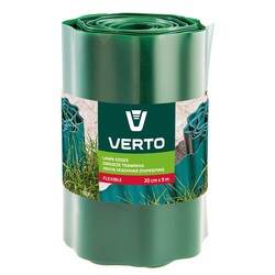 Лента газонная Verto 20 cm x 9 m, зеленая (15G512)