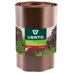 Лента газонная Verto 20 cm x 9 m, коричневая (15G515)