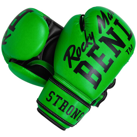 Перчатки боксерские Benlee CHUNKY B /PU/зеленые (199261 (Neon green))