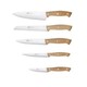 Набор из 5 кухонных ножей и подставки Gerlach Country (5901035499898)
