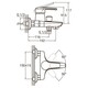 Змішувач HM Ø40 для ванни литої AQUATICA HM-1C131C (9736200)