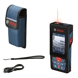 Дальномер лазерный Bosch Professional GLM 150-27 C, ±1.5 мм, 0.08–150м, 0-360°, чехол, 0.21кг