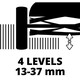 Газонокосарка ручна Einhell GC-HM 400, 40 см, 27 л, 13-37 мм (3414129)