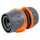 Коннектор 1/2" быстросъёмный для шланга 1/2" аквастоп (ABS+TPR) FLORA (5015494)