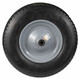 Колесо для тачки безкамерне поліуретанове 15" (4.00-8) 380×95мм вісь Ø16мм довжина 130мм FLORA (50584