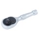Ключ-тріскачка укорочена з металевою ручкою 1/4" 90мм 45T CrV SIGMA (6050211)