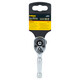 Ключ-тріскачка укорочена з металевою ручкою 1/4" 90мм 45T CrV SIGMA (6050211)