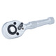 Ключ-тріскачка укорочена з металевою ручкою 1/2" 140мм 45T CrV SIGMA (6050231)