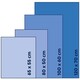 Килимок для ванної KELA Ombre, морозно-блакитний, 100х60х3.7 см (23570)