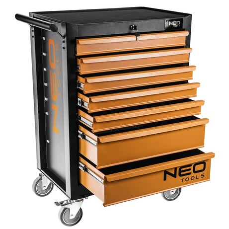 Візок для інструментів Neo Tools, 7 ящиків, 680x460x1030мм, вантажопідйомність 280 кг (84-222)