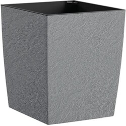 Квітник Plastkon ELIOT Stone 30x30 см сірий