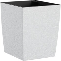 Квітник Plastkon ELIOT Stone 30x30 см білий (242352)