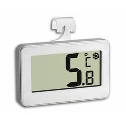 Термометр для холодильника цифровой , белый, 43х68х14мм (30202802)