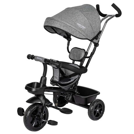 Триколісний дитячий велосипед Free2Move ELIPSO black grey (81590)