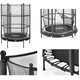 Батут Salta Junior trampoline круглий 140 см Black (5426A)