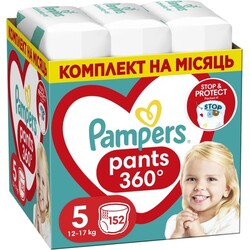Подгузники-трусики Pampers Pants Extra Large 5 (12-17 кг), 152 шт. (8006540068601)