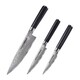 Набір з 3-х кухонних ножів Samura DAMASCUS (SD-0220)