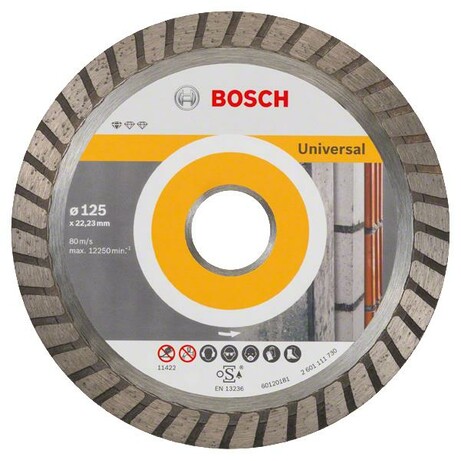 Діамантовий диск Bosch Standard for Universal Turbo 125-22.23 (2.608.602.394)