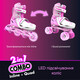 Роликові ковзани Neon Combo Skates Рожевий (Розмір 34-38) (NT10P4)