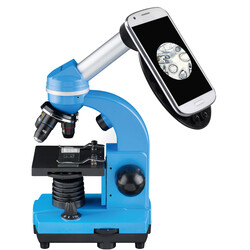 Мікроскоп Bresser Biolux SEL 40x-1600x Blue із адаптером для смартфона (8855600WXH000)