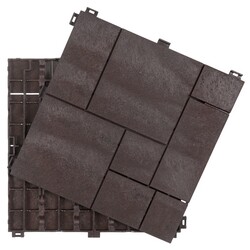 Декоративне покриття для підлоги Mosaic, рифлене, 30х30см, коричневий, уп.6 шт. (EU5100303)
