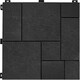 Декоративне покриття для підлоги Mosaic, рифлене, 30х30см, сірий, уп.6 шт. (EU5100104)