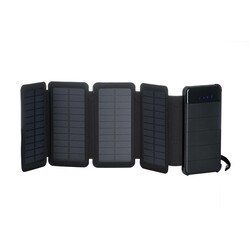 Портативний зарядний пристрій 2E Power Bank Solar 8000mAh Black