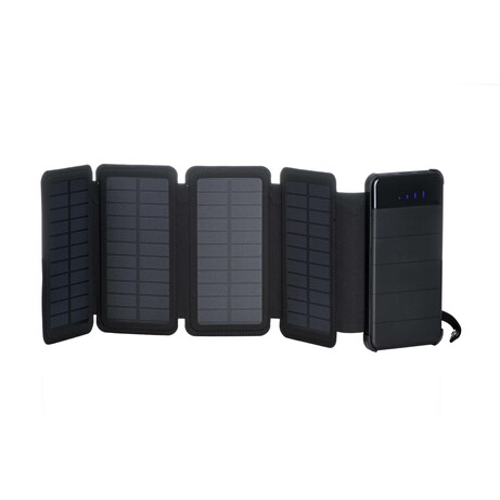 Портативное зарядное устройство 2E Power Bank Solar 8000mAh Black