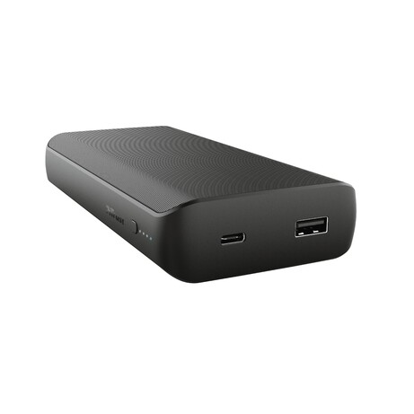 Портативное зарядное устройство Trust Laro 65W USB-C 20.000 mAh for laptop Black