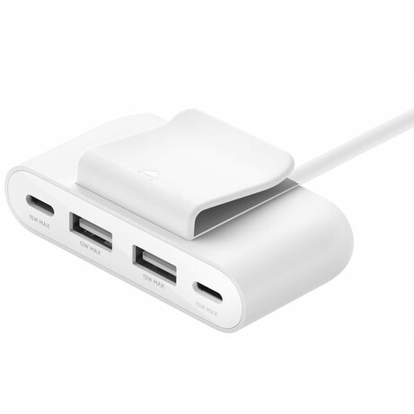 Адаптер Belkin 2хUSB-C/2хUSB-A, 2м, білий (BUZ001BT2MWHB7)