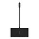 Адаптер Belkin USB-C - Ethernet/HDMI/VGA/USB-A Black (AVC005BTBK)