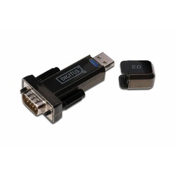 Адаптер Digitus USB to RS232, черный (DA-70156)