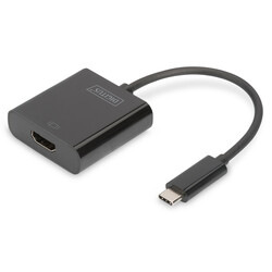 Адаптер Digitus USB-C - HDMA UHD 4K, M/F, 0.15 м (DA-70852)