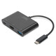 Адаптер Digitus USB-C - HDMA, 2xUSB (DA-70855)