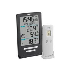 Термометр цифровой TFA "Xena Home", наружный радиодатчик, 140х27х82 мм (30307410)