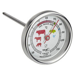 Термометр для обсмажування TFA, нерж. сталь, 117х51 мм (141028)